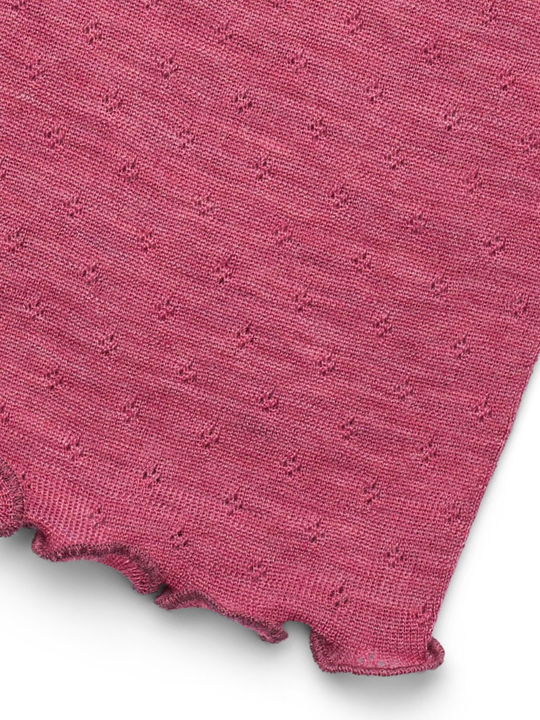 Top eyelet merino